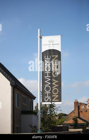 Showhome Annonce de nouvelle construction Banque D'Images