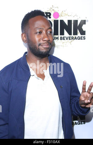 M. Pink Summer Soiree comprend : Lamorne Morris Où : Los Angeles, California, United States Quand : 24 Oct 2015 Banque D'Images