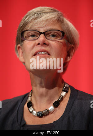 Brighton, UK. 27 Sep, 2015. Kate Green Mp Shadow Secrétaire d'État pour les femmes et l'égalité conférence du parti travailliste 2015 Le centre de Brighton, Brighton, Angleterre 27 Septembre 2015 traite de la conférence du parti travailliste 2015 Au centre de Brighton, Brighton, Angleterre Allstar Crédit : photo library/Alamy Live News Banque D'Images