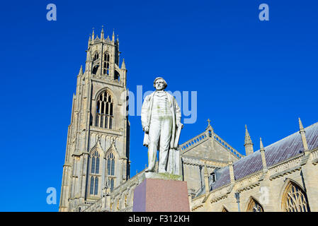 Eglise St Botolph à Boston, Lincolnshire, Angleterre, Royaume-Uni Banque D'Images