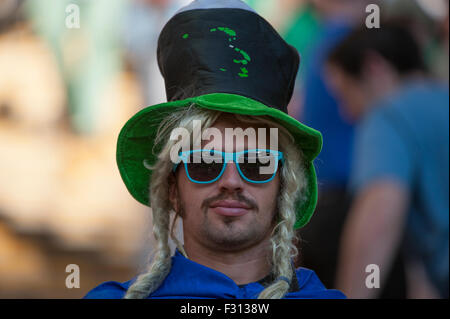 Stade Wembley, Londres, Royaume-Uni. 27 septembre 2015. Irlande contre Roumanie dans le match Pool D de la coupe du monde de Rugby 2015. Crédit : Malcolm Park/Alay Live News Banque D'Images