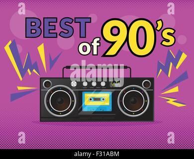 Meilleur des années 90 Illustration de Vecteur