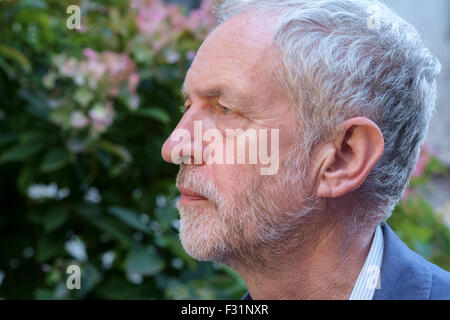 Le chef du parti travailliste britannique, Jeremy Corbyn, député de North Islington Banque D'Images