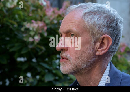 Le chef du parti travailliste britannique, Jeremy Corbyn, député de North Islington Banque D'Images