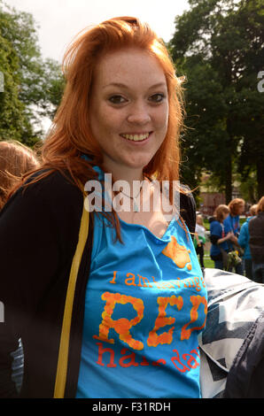 Impression de Redhead jours 2015, Breda, Pays-Bas Banque D'Images