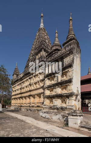 La Pagode Maha Bodhi, Old Bagan. Banque D'Images