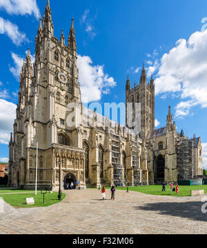 La Cathédrale de Canterbury, Canterbury, Kent, England, UK Banque D'Images