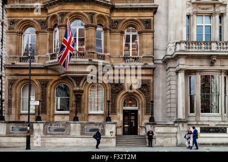 Mark maçons' Hall, 86 St James's Street, Londres, Angleterre Banque D'Images