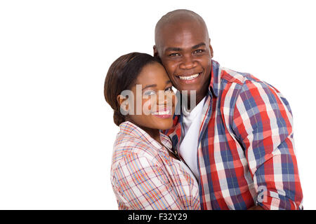 Portrait of happy young African couple marié Banque D'Images