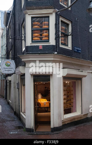 Boutique fromage Néerlandais à Amsterdam. Hollande Pays-Bas Banque D'Images