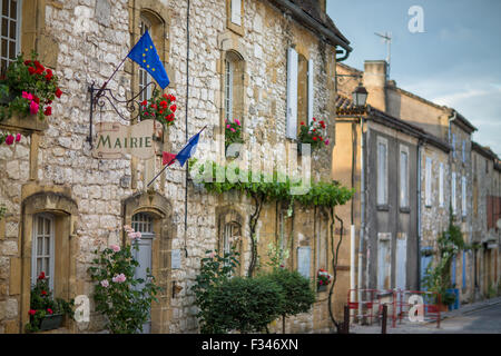 Montpazier est, Pays de Bergerac, Périgord, Dordogne, Aquitaine, France Banque D'Images