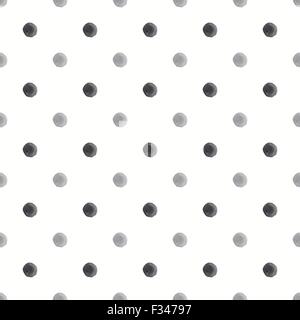 Polka Dot motif transparent peint en gris. Vector illustration Illustration de Vecteur