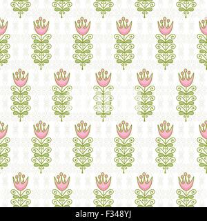 Motif de fleurs abstraites transparente sur les pâles volutes des éléments décoratifs. Illustration de Vecteur