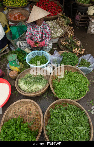 Marché de Dong Ba, Hue, Vietnam Banque D'Images