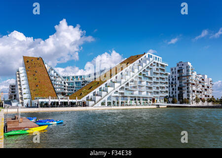 8 chambre, également connu sous le nom de 8 Tallet ou Grande Maison, l'architecte Bjarke Ingels, 2011 Prix du meilleur bâtiment au monde, Copenhague, Danemark Banque D'Images