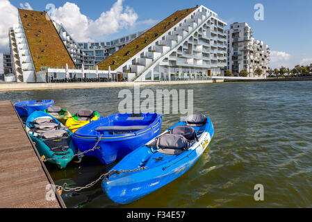 8 chambre, également connu sous le nom de 8 Tallet ou Grande Maison, l'architecte Bjarke Ingels, 2011 Prix du meilleur bâtiment au monde, Copenhague, Danemark Banque D'Images