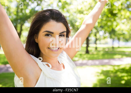 Portrait of happy woman Banque D'Images
