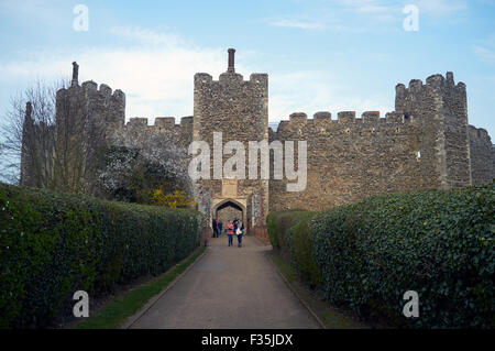 Angleterre Suffolk Framlingham castle Banque D'Images