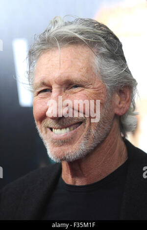 Roger Waters (Pink Floyd) à la première du film 'Le Mur' de Roger Waters au Ziegfeld Theatre. New York, 28.09.2015/photo alliance Banque D'Images