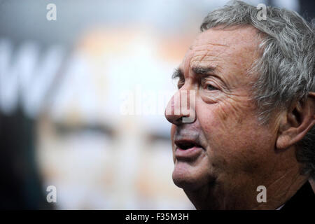 Nick Mason (Pink Floyd) à la première du film 'Le Mur' de Roger Waters au Ziegfeld Theatre. New York, 28.09.2015/photo alliance Banque D'Images