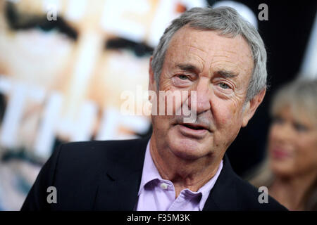 Nick Mason (Pink Floyd) à la première du film 'Le Mur' de Roger Waters au Ziegfeld Theatre. New York, 28.09.2015/photo alliance Banque D'Images