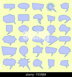 Ensemble de bulles Illustration de Vecteur