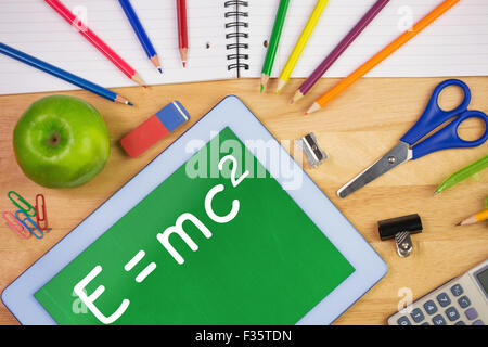 Image composite de la théorie de la relativité Banque D'Images