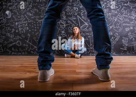 Beaux jeunes étudiants Banque D'Images