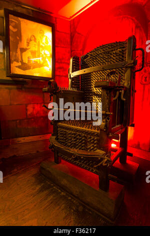 L'Inquisition Président exposé au Musée à Amsterdam, Pays-Bas, Europe. Banque D'Images