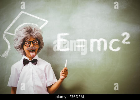 Image composite de la théorie de la relativité Banque D'Images