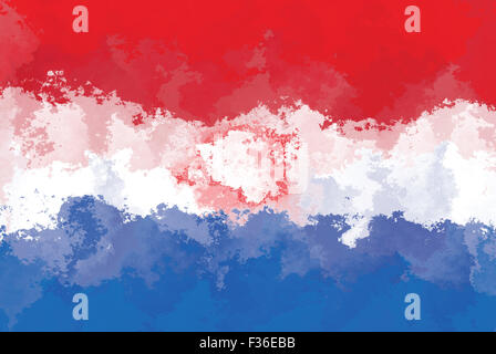 Drapeau Paraguay - design pattern grunge Banque D'Images