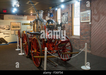 Millyard museum Manchester New Hampshire mill yard Banque D'Images