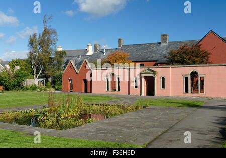 Reste de l'ancienne halle, Bridgend, Vale of Glamorgan, Pays de Galles, Royaume-Uni. Banque D'Images