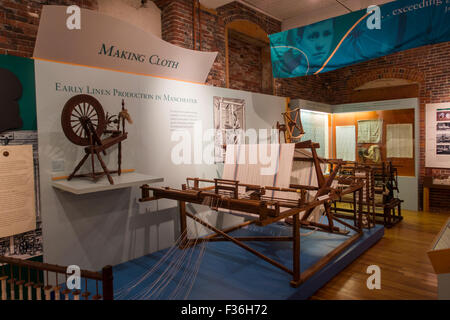 Millyard museum de Manchester au New Hampshire Banque D'Images