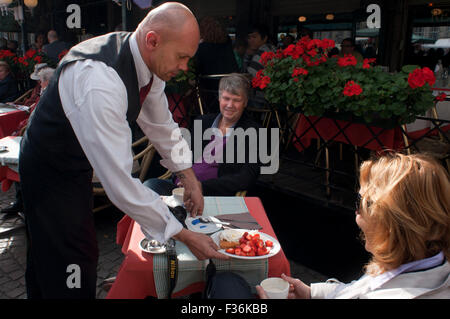 Bruges, centre de la gastronomie mondiale. D'aussi loin que la période bourguignonne, gastronomie régnait en maître dans la région de Bruges. Il y a aujourd'hui même Banque D'Images