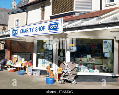 La RSPCA magasin de charité à Llandudno Pays de Galles UK Banque D'Images