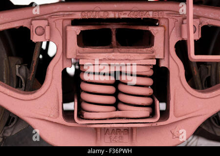 Old Time Bobines Train Banque D'Images