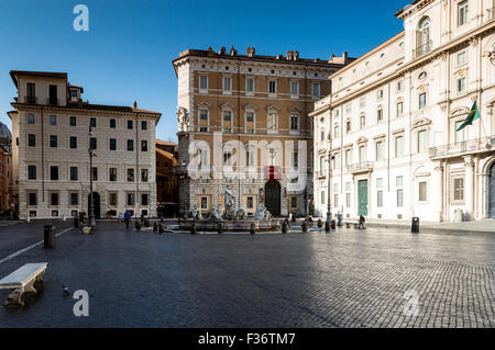 Rome, Italie - 5 août 2015 : Jour vue sur la Piazza Navona à Rome, Italie Banque D'Images