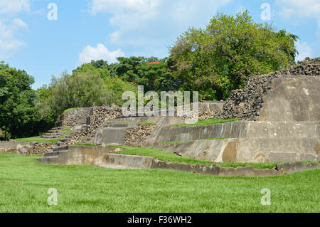 Tazumal site archéologique de la civilisation Maya en El Salvador Banque D'Images