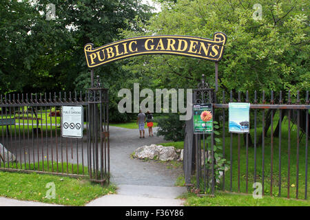 Les jardins publics d'Halifax, en Nouvelle-Écosse. Banque D'Images