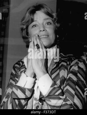 Le 29 décembre 1978 - Maria Schell était une actrice Suisse/Autriche, qui a remporté la Coupe Volpi de la meilleure actrice au Festival du Film de Venise en 1956 pour Gervaise. © Keystone Photos USA/ZUMAPRESS.com/Alamy Live News Banque D'Images