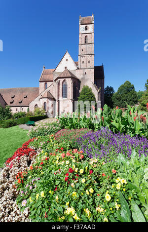 Son église, Alpirsbach, Forêt Noire, Bade-Wurtemberg, Allemagne Banque D'Images