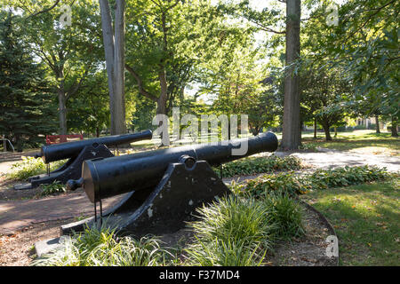 La maison de l'amiral , Nolan park, Governors Island, New York City, USA Banque D'Images