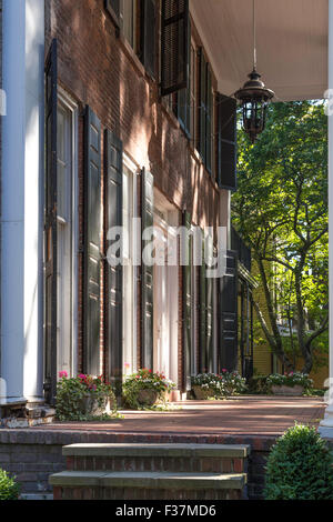 La maison de l'amiral , Nolan park, Governors Island, New York City, USA Banque D'Images