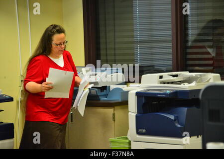 Kim Davis Kentucky Greffier Banque D'Images