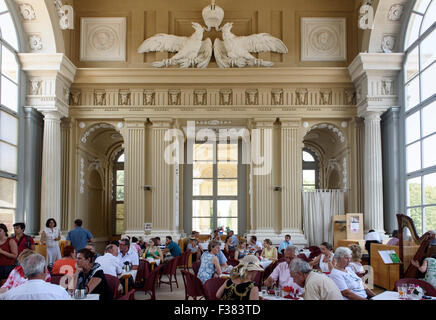 Café de Gloriette, summerresidence la fin du Baroque Schloss Schönbrunn, Vienne, Autriche, patrimoine mondial Banque D'Images