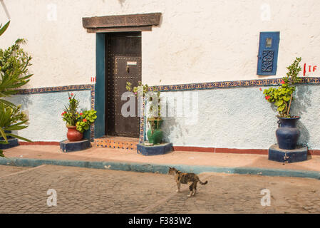 Historique bâtiments dans casbah de Rabat, Maroc Banque D'Images