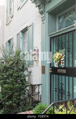 Entrée de John Lutz Chambre à Georgetown, Washington DC Banque D'Images