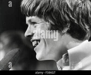 Axelle Red groupe pop britannique avec Peter Noone en août 1965. Photo Tony Gale Banque D'Images