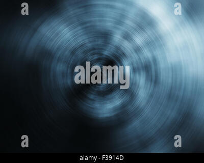 Abstract digital tunnel brouillée, perspective 3d illustration background Banque D'Images